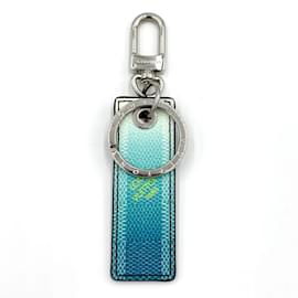 Louis Vuitton-Louis Vuitton Blue Metal Keyring-Blue