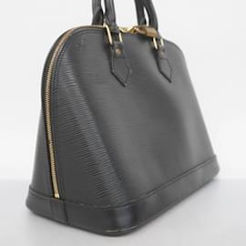 Louis Vuitton-Louis Vuitton Epi Alma Handbag in Noir-Black