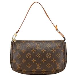 Louis Vuitton-Louis Vuitton Monogram Pochette Accessory Handbag-Brown