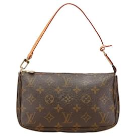 Louis Vuitton-Louis Vuitton Monogram Pochette Accessoires Handbag-Brown