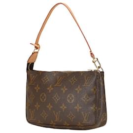Louis Vuitton-Louis Vuitton Monogram Pochette Accessoires Handbag-Brown