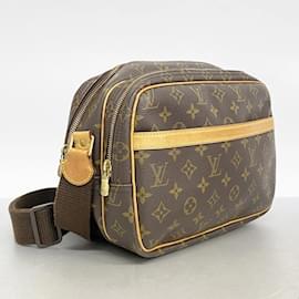 Louis Vuitton-Louis Vuitton Monogram Reporter PM Shoulder Bag-Brown