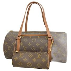 Louis Vuitton-Louis Vuitton Monogram Papillon 30 Handbag-Brown