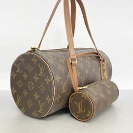 Louis Vuitton-Louis Vuitton Monogram Papillon 30 Handbag-Brown