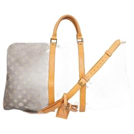 Louis Vuitton-Louis Vuitton Boston Bag Monogram Keepall Bandouliere 55-Brown