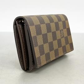 Louis Vuitton-Louis Vuitton Damier Portefeuille Tresor Wallet-Damier ebene