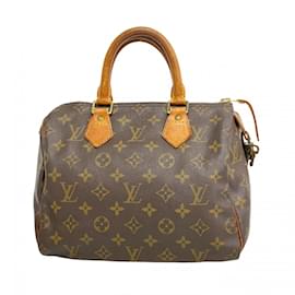 Louis Vuitton-Louis Vuitton Monogram Speedy 25 Handbag-Brown