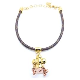 Louis Vuitton-Louis Vuitton Vivienne Kickflip Charm Bracelet-Monogram