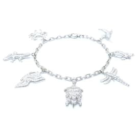 Tiffany & Co-Tiffany Nature Charm Bracelet in Platinum-Other