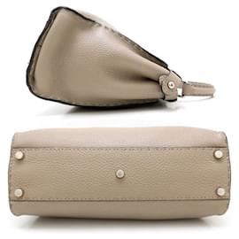 Fendi-Fendi Peekaboo 8BN290 Handbag-Grey