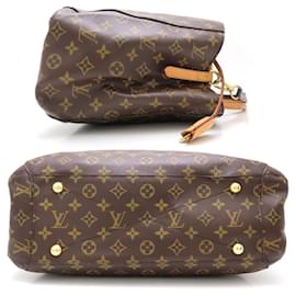 Louis Vuitton-Louis Vuitton Monogram Montaigne GM Handbag-Brown,Monogram