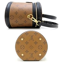 Louis Vuitton-Louis Vuitton Monogram Reverse Cannes Handbag-Brown,Monogram