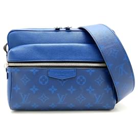 Louis Vuitton-Louis Vuitton Taigarama Outdoor PM Shoulder Bag-Blue