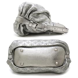 Louis Vuitton-Louis Vuitton Mahina XS Shoulder Bag-Silvery