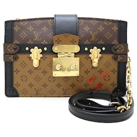 Louis Vuitton-Louis Vuitton Monogram Reverse Shoulder Bag-Brown,Monogram