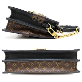 Louis Vuitton-Louis Vuitton Monogram Reverse Shoulder Bag-Brown,Monogram