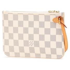 Louis Vuitton-Louis Vuitton Damier Azur Pouch-White