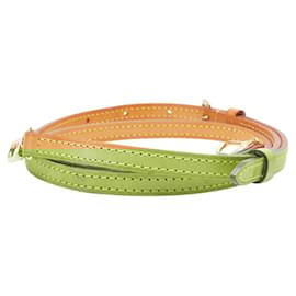 Louis Vuitton-Louis Vuitton Beige Leather Shoulder Strap-Beige
