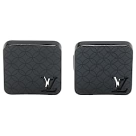 Louis Vuitton-Louis Vuitton Bouton de Manchette Champs Elysees Cufflinks-Black