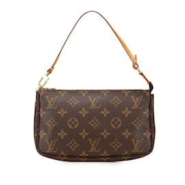 Louis Vuitton-Louis Vuitton Monogram Pochette Accessoires Shoulder Bag-Brown