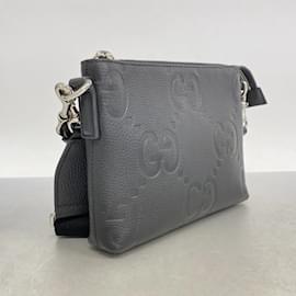 Gucci-Bolsa de Ombro Gucci Jumbo GG 761747-Preto