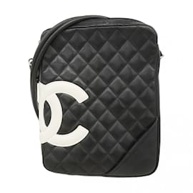 Chanel-Chanel Shoulder Bag Cambon in Black Lambskin-Black