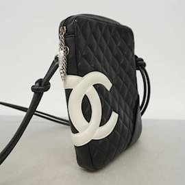 Chanel-Chanel Shoulder Bag Cambon in Black Lambskin-Black