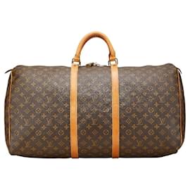 Louis Vuitton-Louis Vuitton Monogram Keepall 60 Boston Bag-Brown