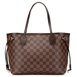 Louis Vuitton-Louis Vuitton Damier Neverfull PM Handbag Tote Bag-Brown
