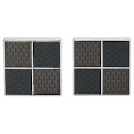 Louis Vuitton-Boutons de manchette Damier 4 Louis Vuitton-Argenté,Multicolore