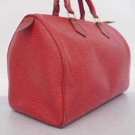 Louis Vuitton-Louis Vuitton Epi Speedy 30 Handbag-Red