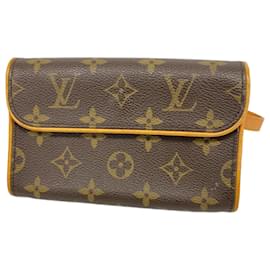 Louis Vuitton-Louis Vuitton Monogram Pochette Florentine Waist Bag-Brown