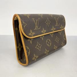 Louis Vuitton-Louis Vuitton Monogram Pochette Florentine Waist Bag-Brown