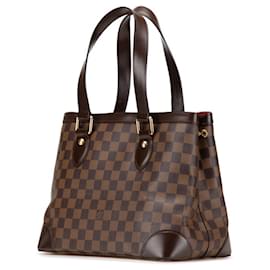 Louis Vuitton-Louis Vuitton Damier Hampstead PM Tote Bag-Brown,Damier ebene