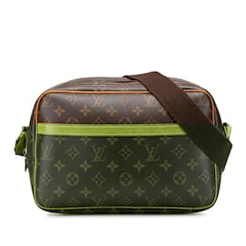 Louis Vuitton-Louis Vuitton Monogram Reporter PM Shoulder Bag-Brown