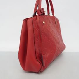 Louis Vuitton-Louis Vuitton Monogram Empreinte Montaigne MM Handbag-Fuschia