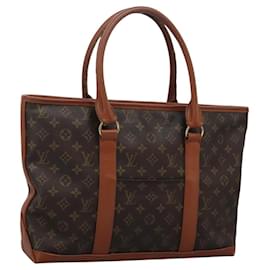 Louis Vuitton-LOUIS VUITTON Monogram Sac Weekend PM Hand Bag M42425 LV Auth 120161-Monogram