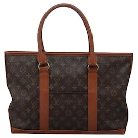Louis Vuitton-LOUIS VUITTON Monogram Sac Weekend PM Hand Bag M42425 LV Auth 120161-Monogram