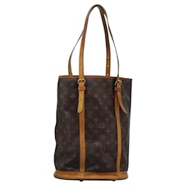Louis Vuitton-LOUIS VUITTON Monogram Bucket GM Shoulder Bag M42236 LV Auth ar13370-Monogram