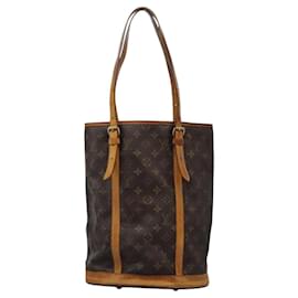 Louis Vuitton-LOUIS VUITTON Monogram Bucket GM Shoulder Bag M42236 LV Auth ar13370-Monogram