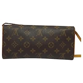 Louis Vuitton-LOUIS VUITTON Monogram Pochette Twin GM Shoulder Bag M51852 LV Auth bs24501-Monogram