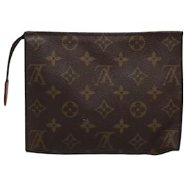 Louis Vuitton-LOUIS VUITTON Monogram Poche Toilette 15 Pouch M47546 LV Auth 119343-Monogram