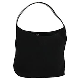 Gucci-GUCCI Shoulder Bag Nylon Black Silver 001 3298 Auth bs24810-Black,Silvery