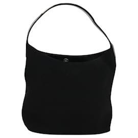 Gucci-GUCCI Shoulder Bag Nylon Black Silver 001 3298 Auth bs24810-Black,Silvery