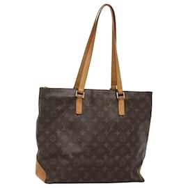 Louis Vuitton-LOUIS VUITTON Monogram Cabas Mezzo Tote Bag M51151 LV Auth bs24830-Monogram