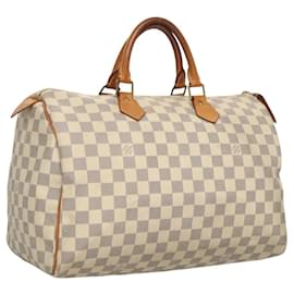 Louis Vuitton-LOUIS VUITTON Damier Azur Speedy 35 Hand Bag N41535 LV Auth 120079-Other