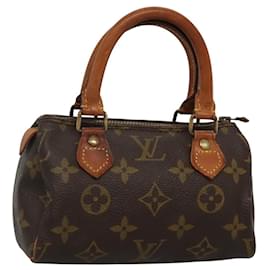 Louis Vuitton-LOUIS VUITTON Monogram Mini Speedy Hand Bag Vintage M41534 LV Auth 119430-Monogram