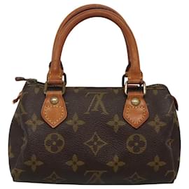 Louis Vuitton-LOUIS VUITTON Monogram Mini Speedy Hand Bag Vintage M41534 LV Auth 119430-Monogram
