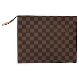 Louis Vuitton-LOUIS VUITTON Damier Ebene Posh Toilette 26 Pouch N47543 LV Auth 120246-Other