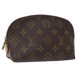 Louis Vuitton-LOUIS VUITTON Monogram Pochette Cosmetic PM Cosmetic Pouch M47515 LV Auth 118447-Monogram